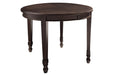 Adinton Reddish Brown Dining Extension Table - Lara Furniture