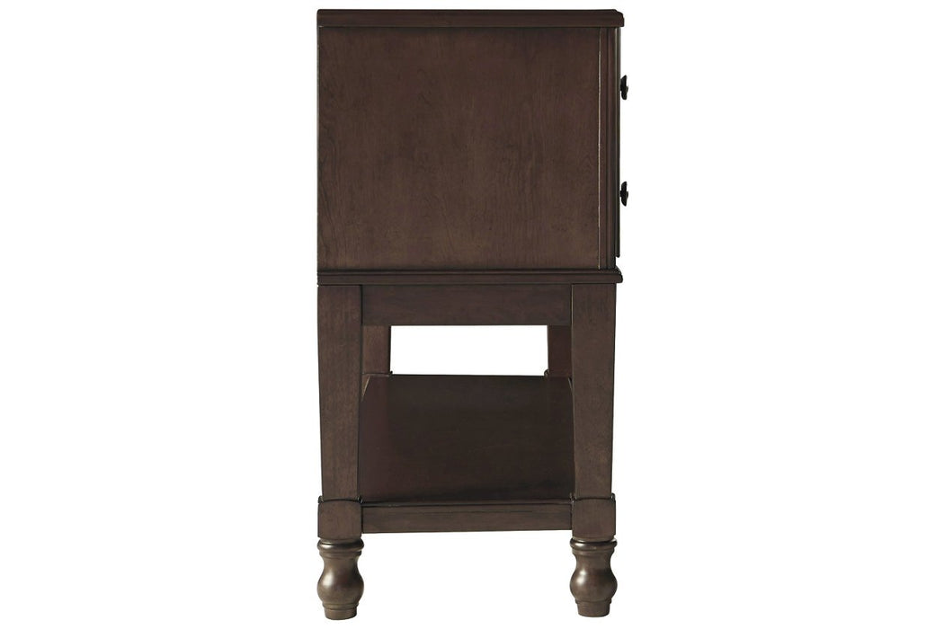 Adinton Reddish Brown Dining Server - Lara Furniture