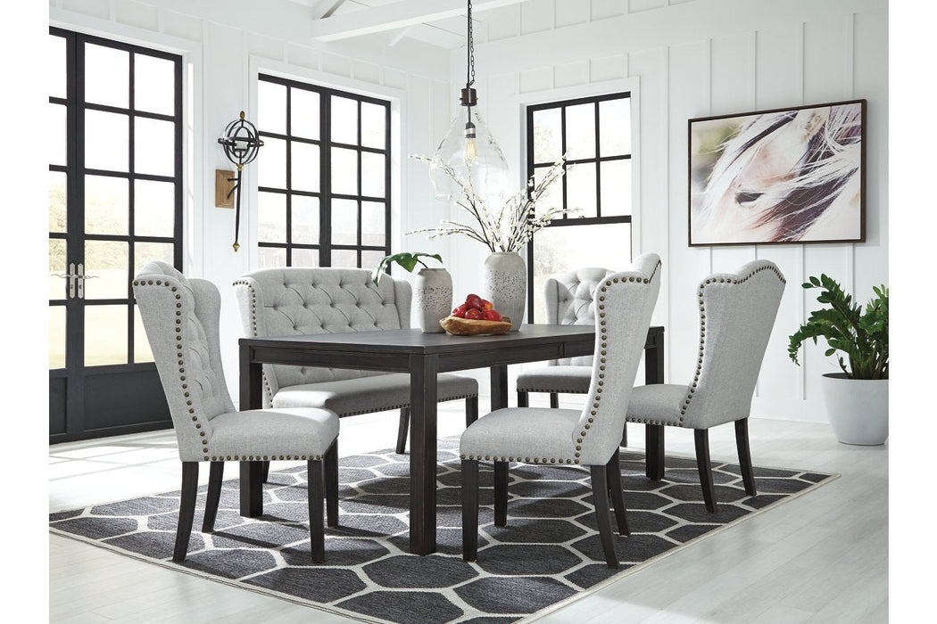 Jeanette Black Dining Table - Lara Furniture