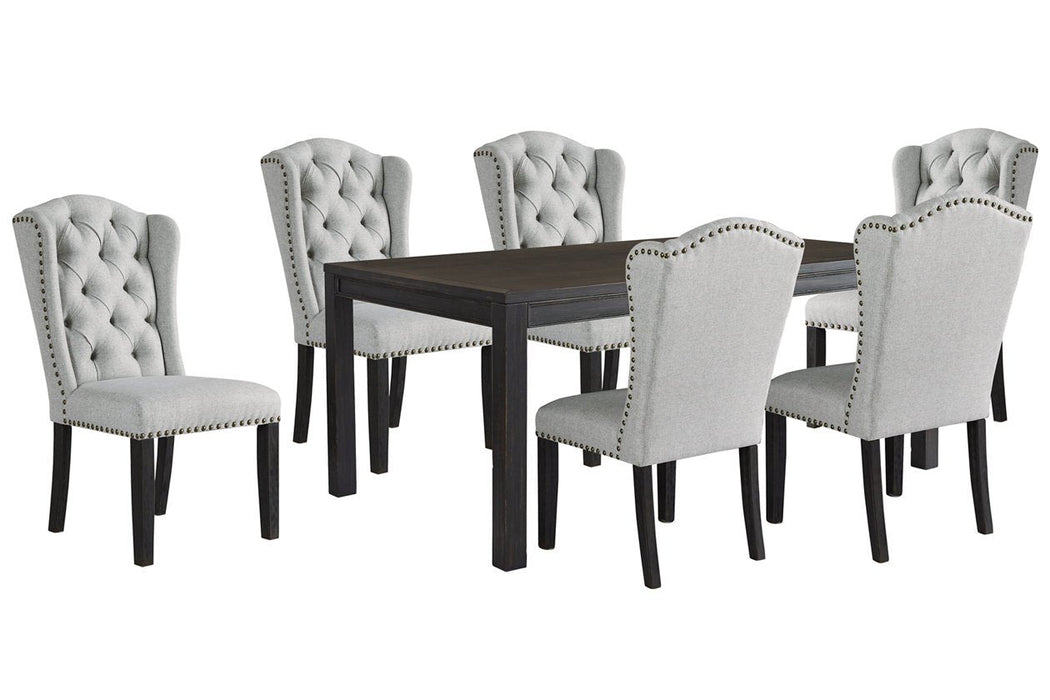 Jeanette Black Dining Table - Lara Furniture