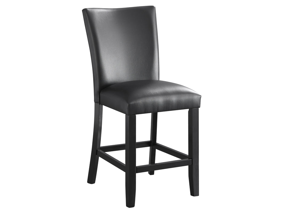 Vollardi Counter Height Black Dining Room Set (Table & 8pc Bar Stool)