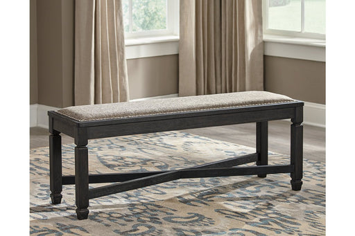 Tyler Creek Black/Grayish Brown Dining Bench - Lara Furniture