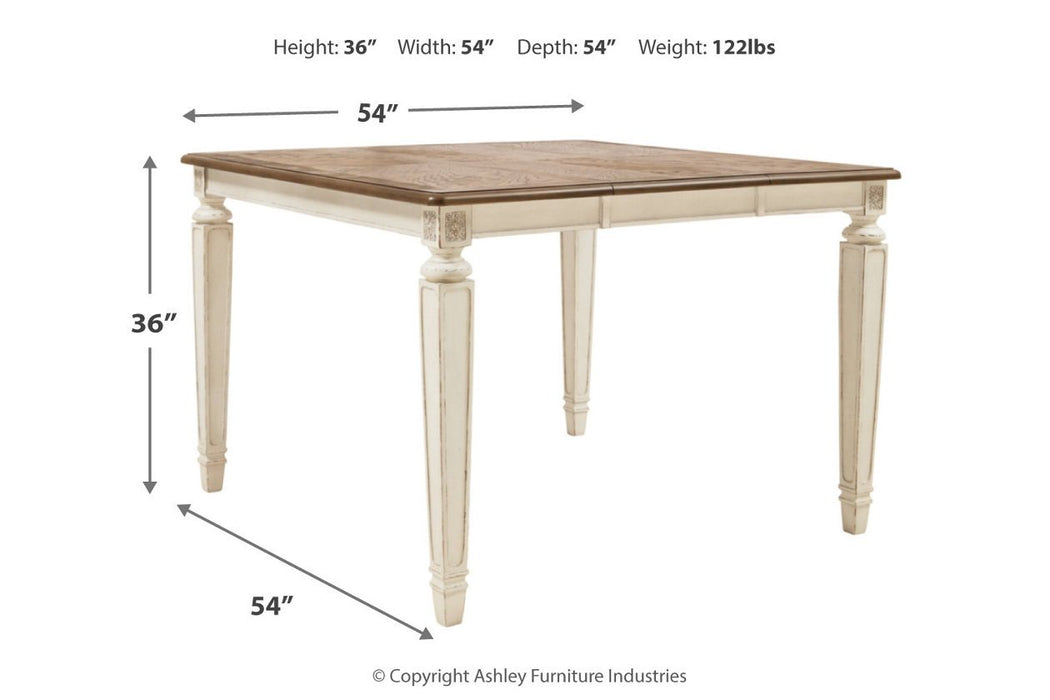 Realyn Two-tone Counter Height Dining Table - Lara Furniture