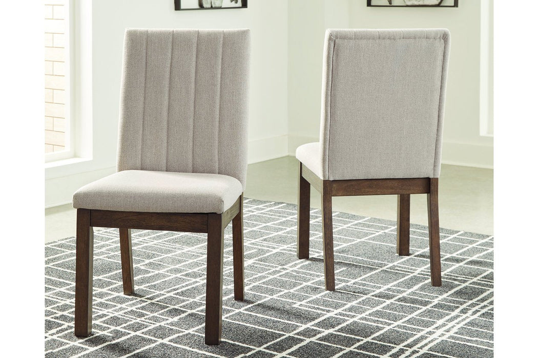 Dellbeck Beige Dining Chair (Set of 2) - Lara Furniture