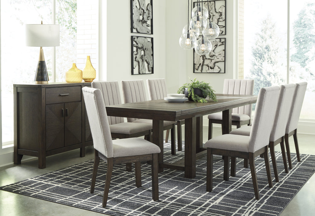 Dellbeck Brown Dining Room Set - Lara Furniture