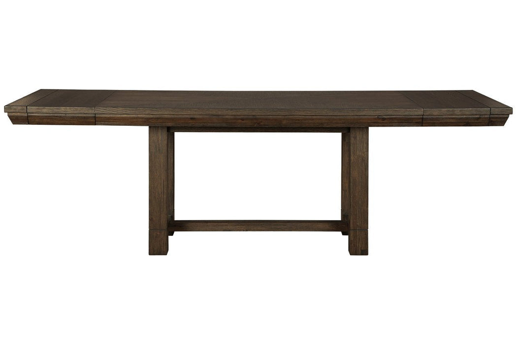 Dellbeck Brown Dining Extension Table - Lara Furniture