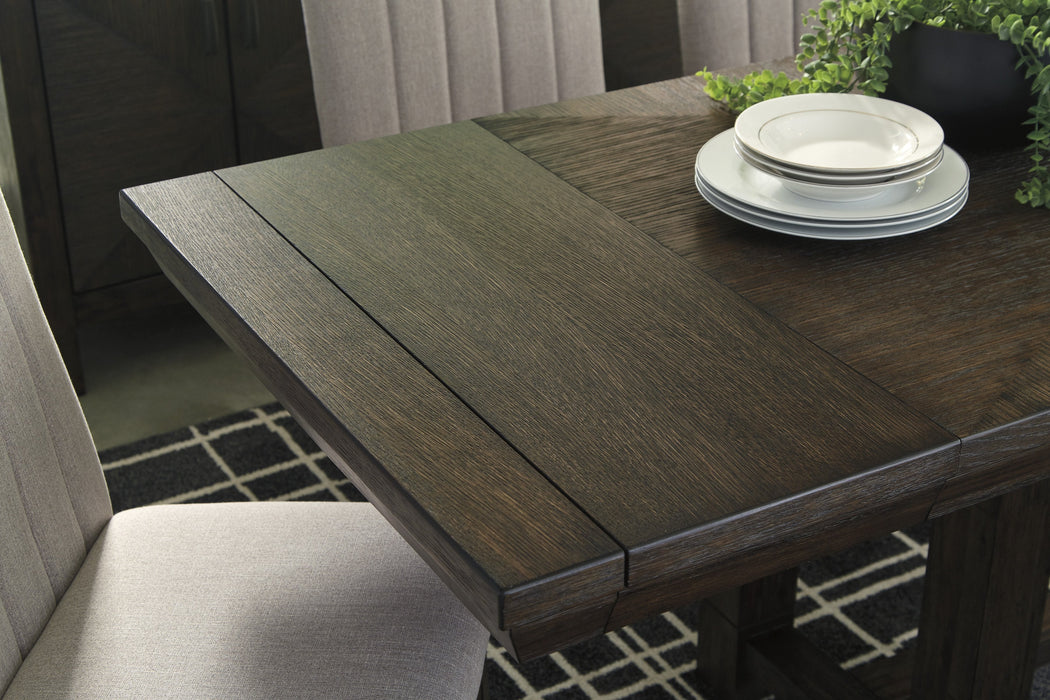 Dellbeck Brown Dining Table - Lara Furniture