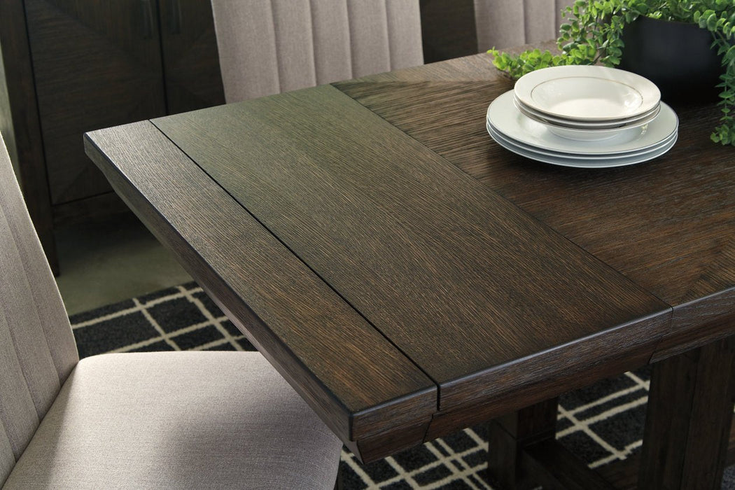 Dellbeck Brown Dining Extension Table - Lara Furniture