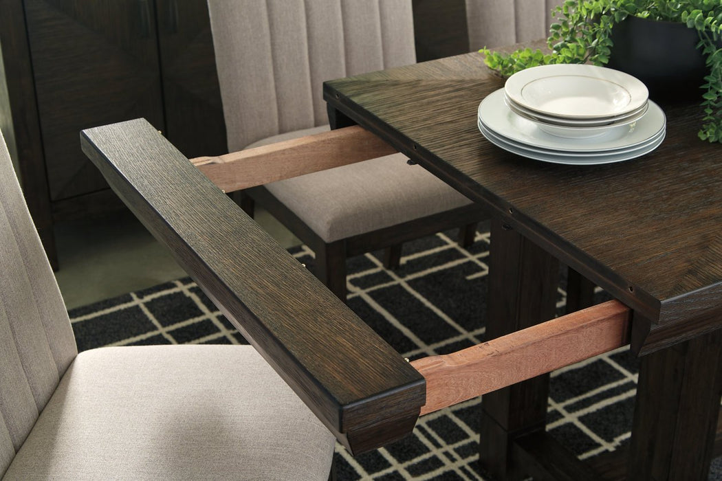 Dellbeck Brown Dining Extension Table - Lara Furniture