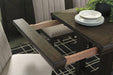 Dellbeck Brown Dining Table - Lara Furniture