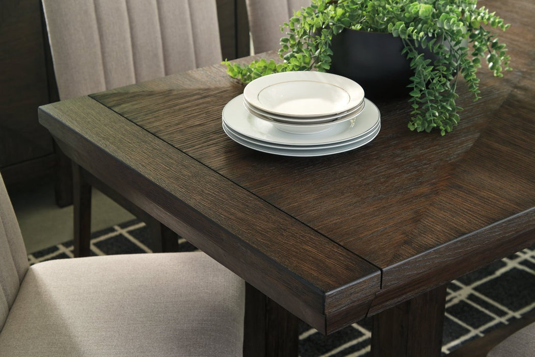 Dellbeck Brown Dining Extension Table - Lara Furniture