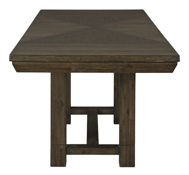 Dellbeck Brown Dining Table - Lara Furniture