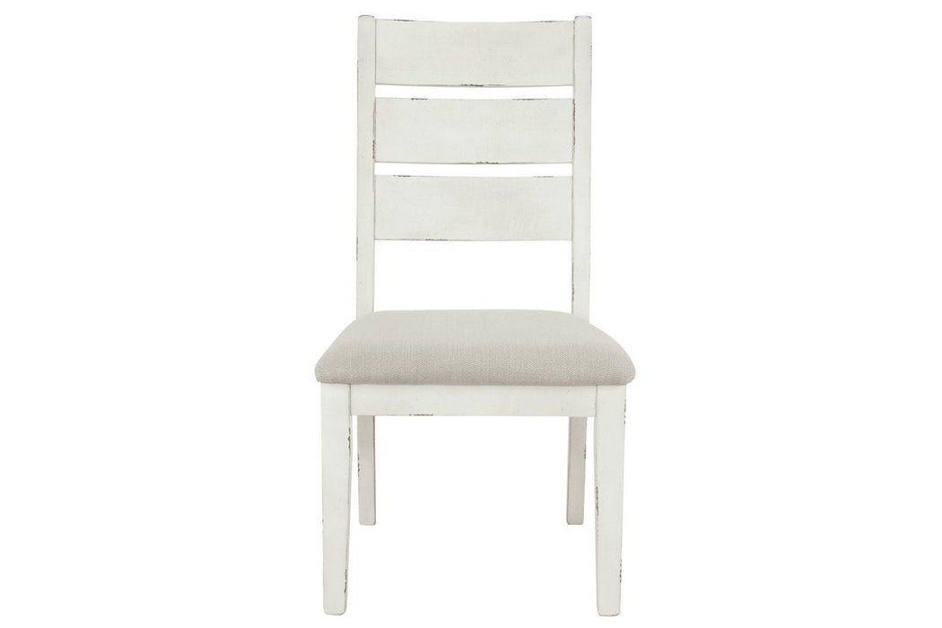 Grindleburg Antique White Dining Chair (Set of 2) - Lara Furniture