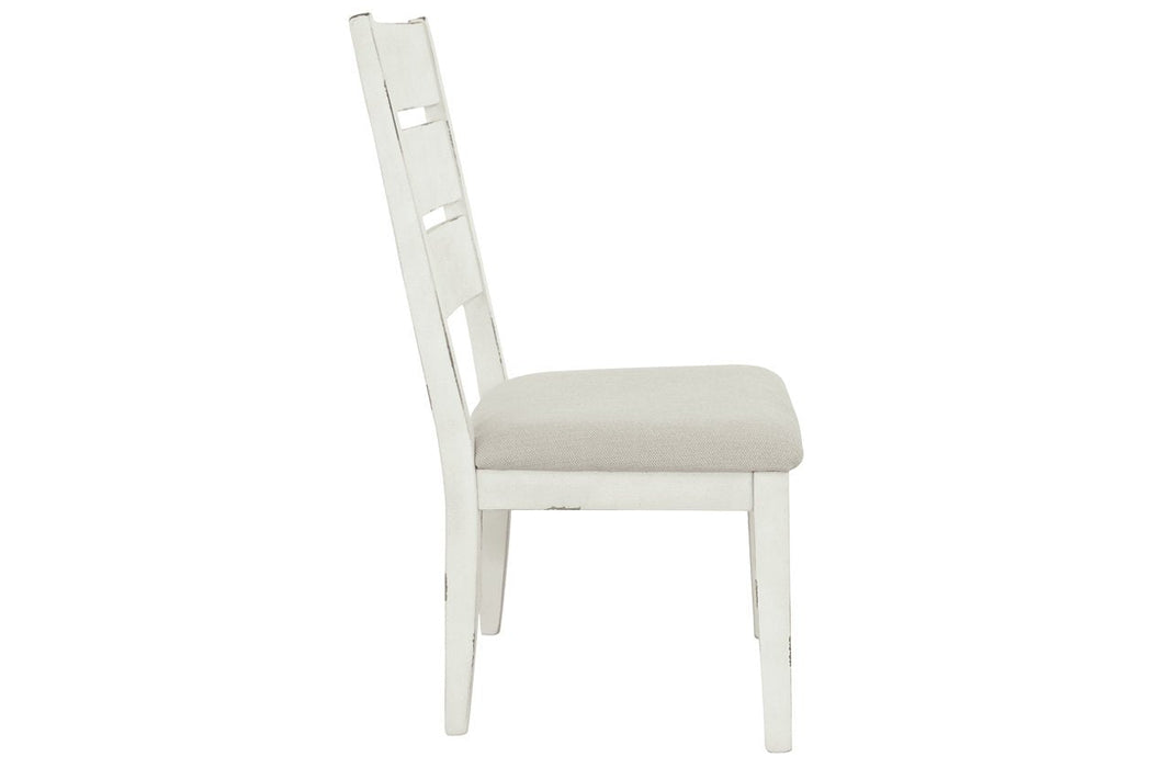 Grindleburg Antique White Dining Chair (Set of 2) - Lara Furniture