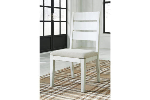 Grindleburg Antique White Dining Chair (Set of 2) - Lara Furniture