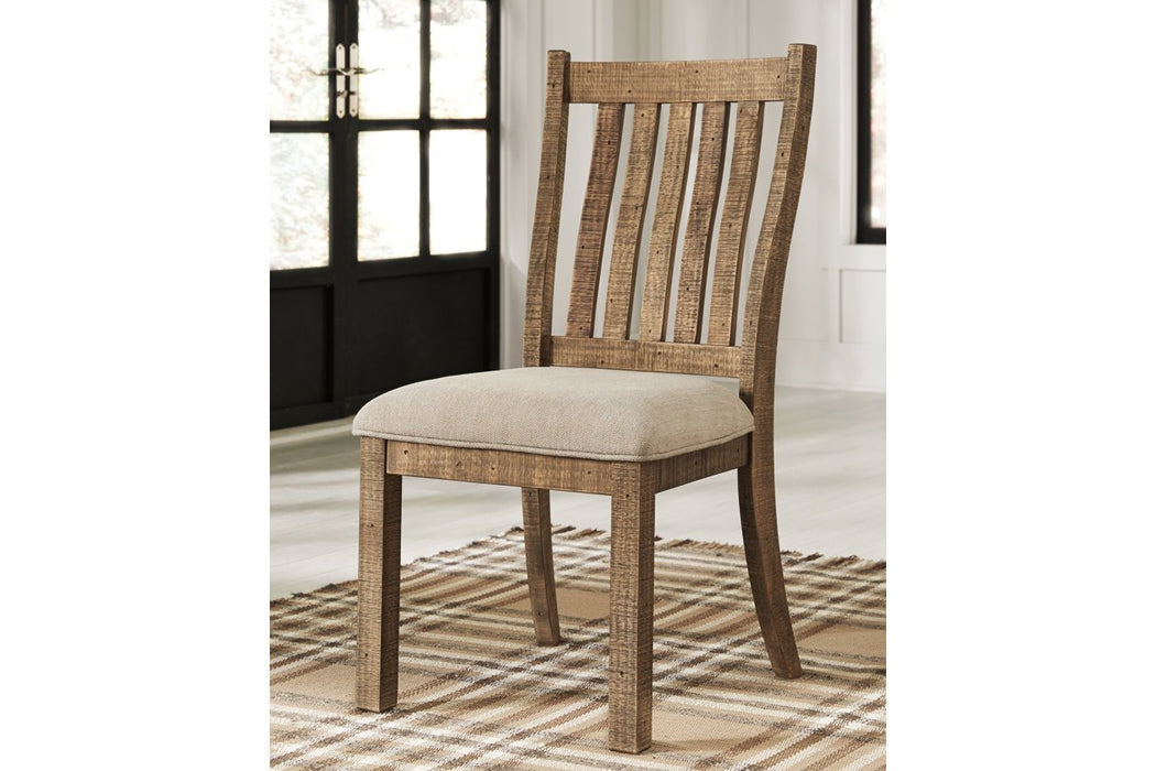 Grindleburg Light Brown Dining Chair (Set of 2) - Lara Furniture