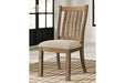 Grindleburg Light Brown Dining Chair (Set of 2) - Lara Furniture