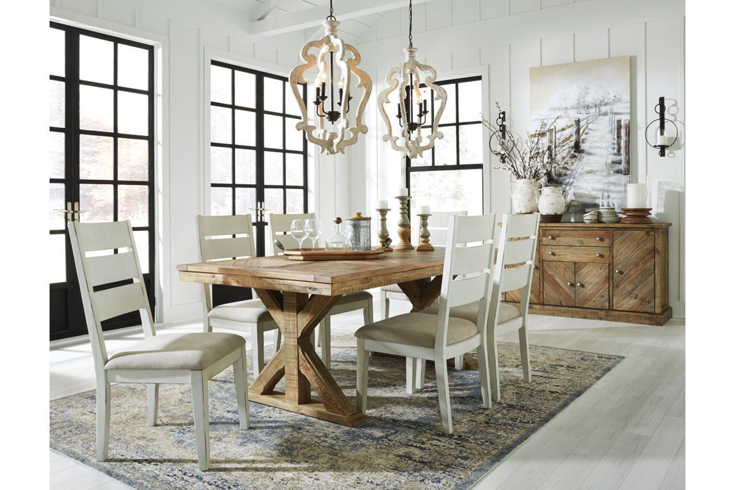 Grindleburg Light Brown Dining Table - Lara Furniture