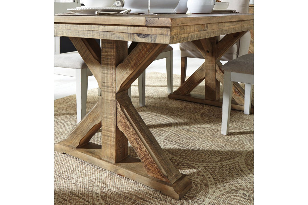 Grindleburg Light Brown Dining Table - Lara Furniture