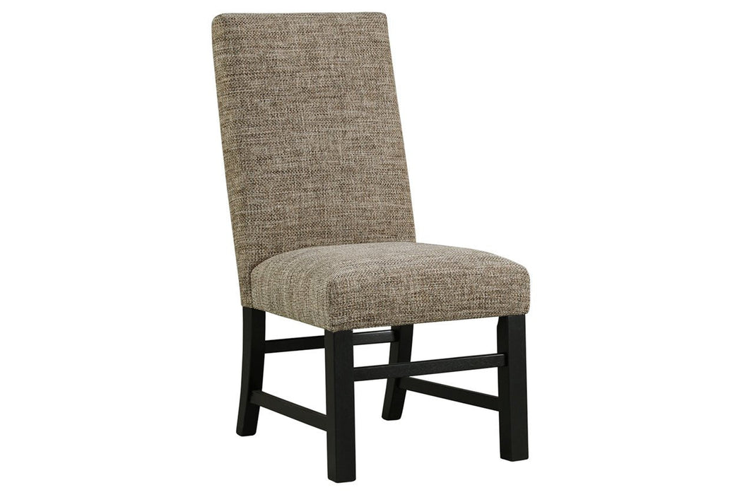 Sommerford Black/Brown Dining Chair (Set of 2) - Lara Furniture