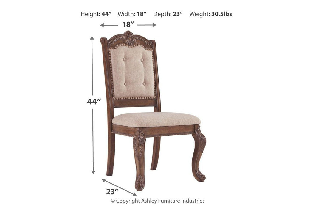 Charmond Brown Dining Chair (Set of 2) - Lara Furniture