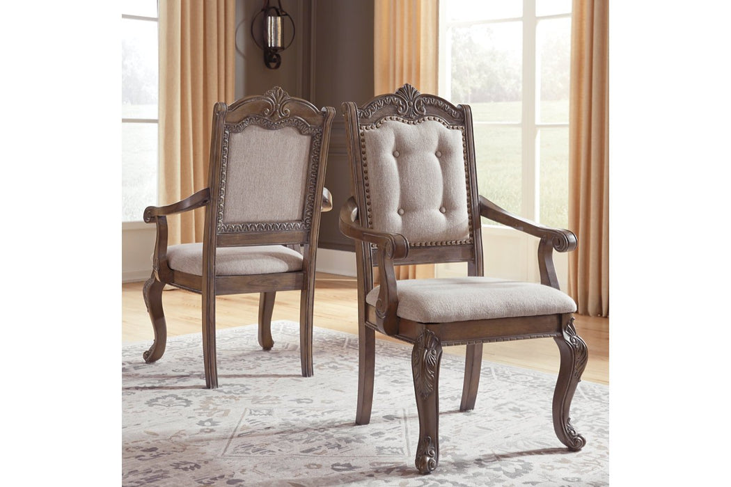 Charmond Brown Dining Chair (Set of 2) - Lara Furniture