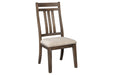 Wyndahl Rustic Brown Dining Chair (Set of 2) - Lara Furniture