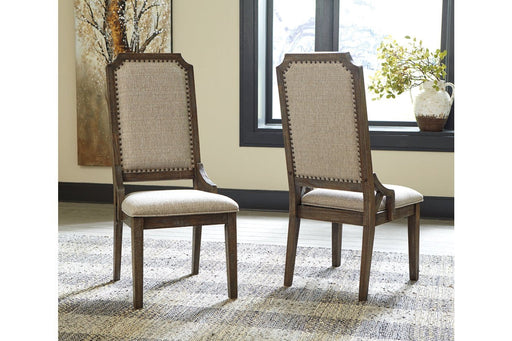 Wyndahl Rustic Brown Dining Chair (Set of 2) - Lara Furniture