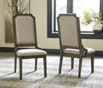 Wyndahl Rustic Brown Dining Chair (Set of 2) - Lara Furniture