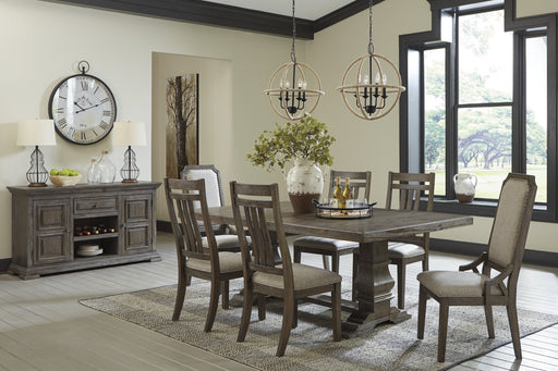 Wyndahl Rustic Brown Dining Room Set - Lara Furniture