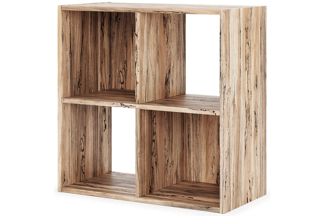 Piperton Natural Four Cube Organizer - Lara Furniture