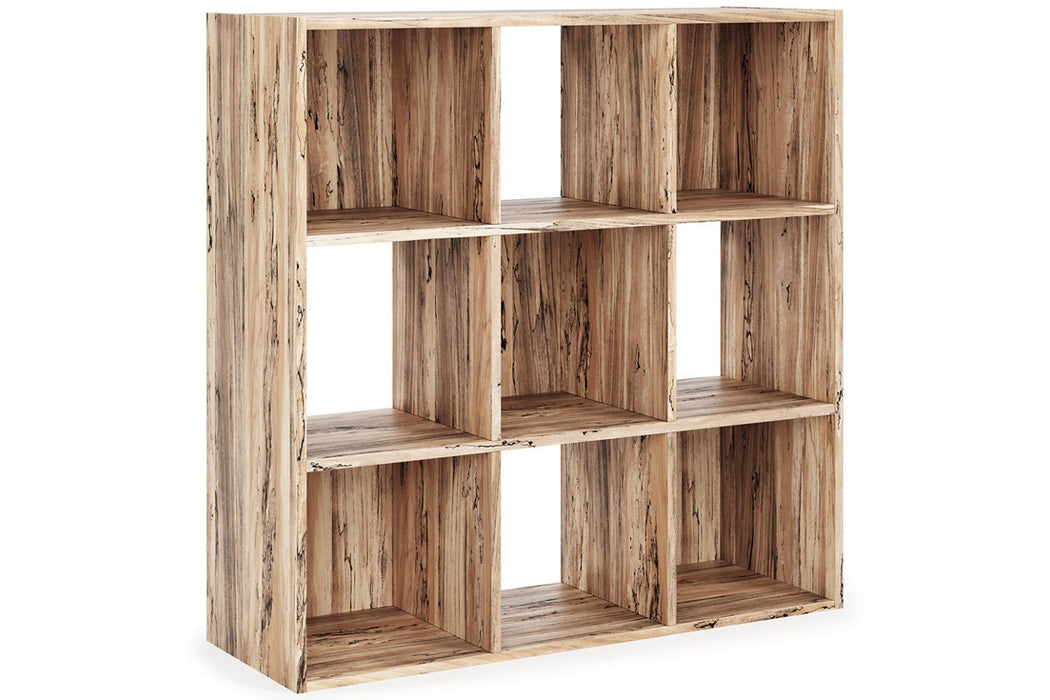 Piperton Natural Nine Cube Organizer - Lara Furniture