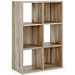 Vaibryn Brown Six Cube Organizer - Lara Furniture