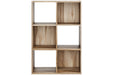 Vaibryn Brown Six Cube Organizer - Lara Furniture