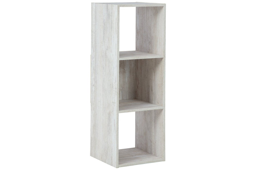 Paxberry Whitewash Three Cube Organizer - Lara Furniture