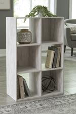 Paxberry Whitewash Six Cube Organizer - Lara Furniture