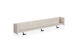 Socalle Natural Wall Mounted Coat Rack with Shelf - Lara Furniture