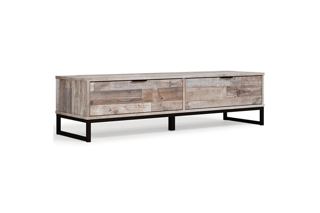 Neilsville Whitewash Storage Bench - Lara Furniture