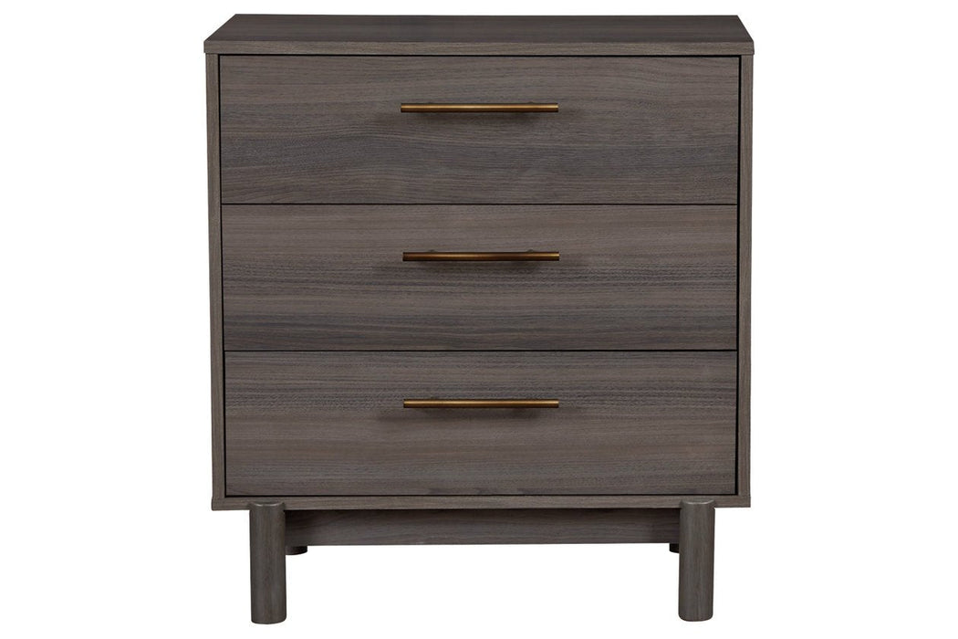 Brymont Dark Gray Chest of Drawers - Lara Furniture