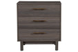 Brymont Dark Gray Chest of Drawers - Lara Furniture