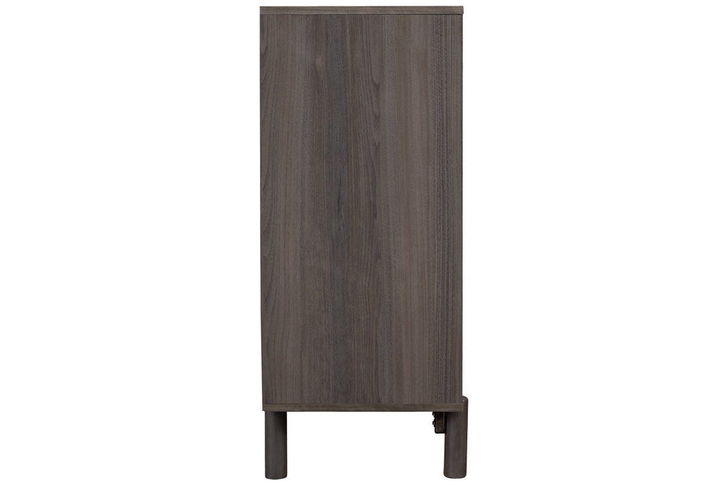 Brymont Dark Gray Chest of Drawers - Lara Furniture