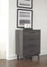 Brymont Dark Gray Chest of Drawers - Lara Furniture