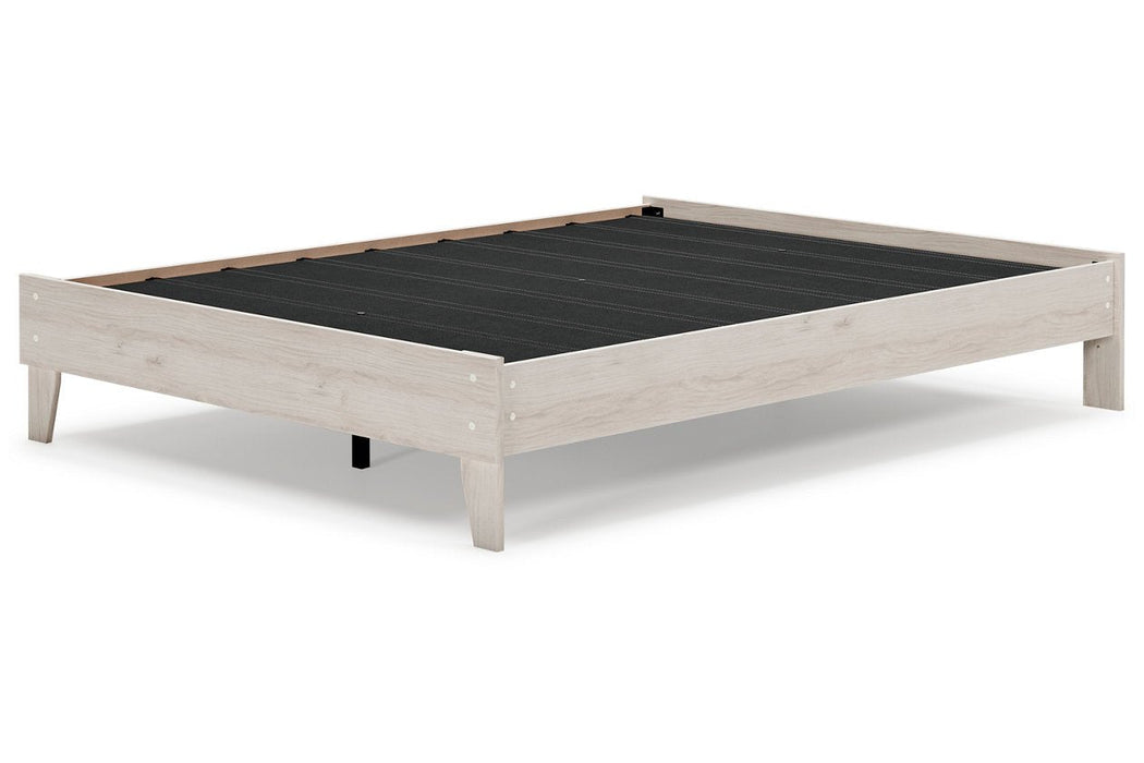 Socalle Natural Queen Platform Bed - Lara Furniture