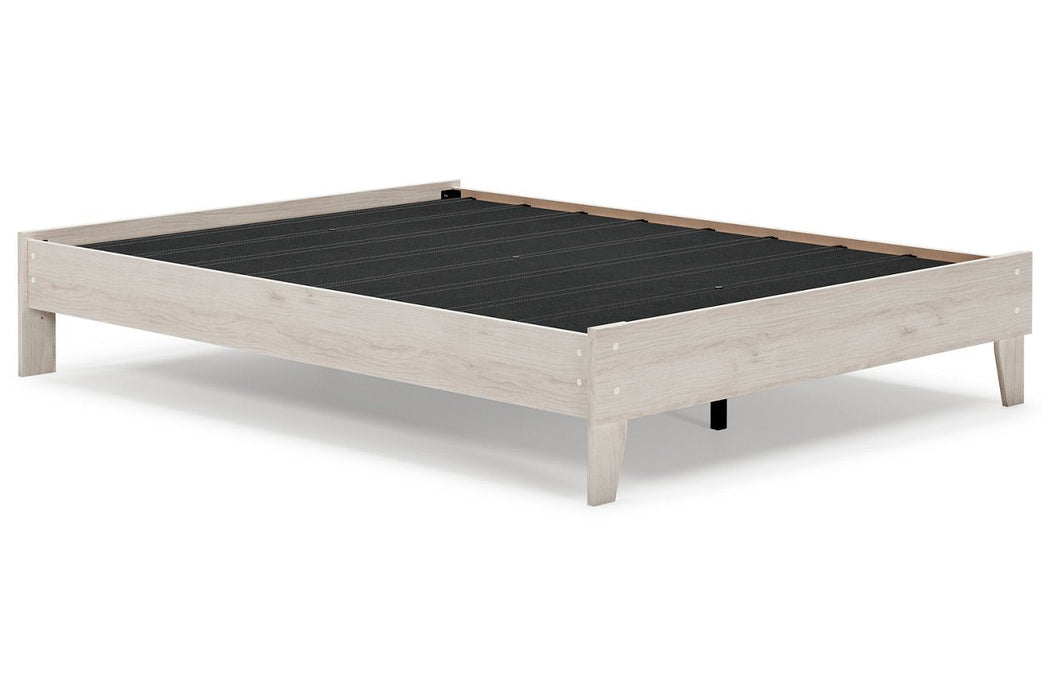 Socalle Natural Queen Platform Bed - Lara Furniture