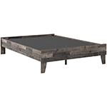 Neilsville Multi Gray Full Platform Bed - Lara Furniture