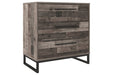 Neilsville Multi Gray Chest of Drawers - Lara Furniture