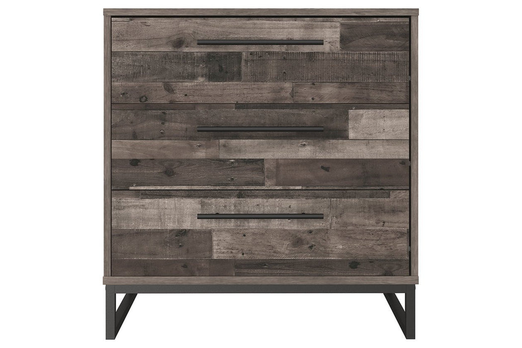 Neilsville Multi Gray Chest of Drawers - Lara Furniture