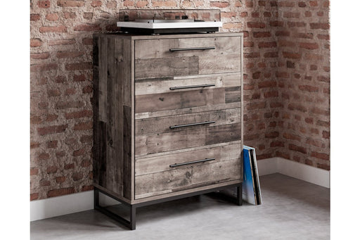 Neilsville Multi Gray Chest of Drawers - Lara Furniture