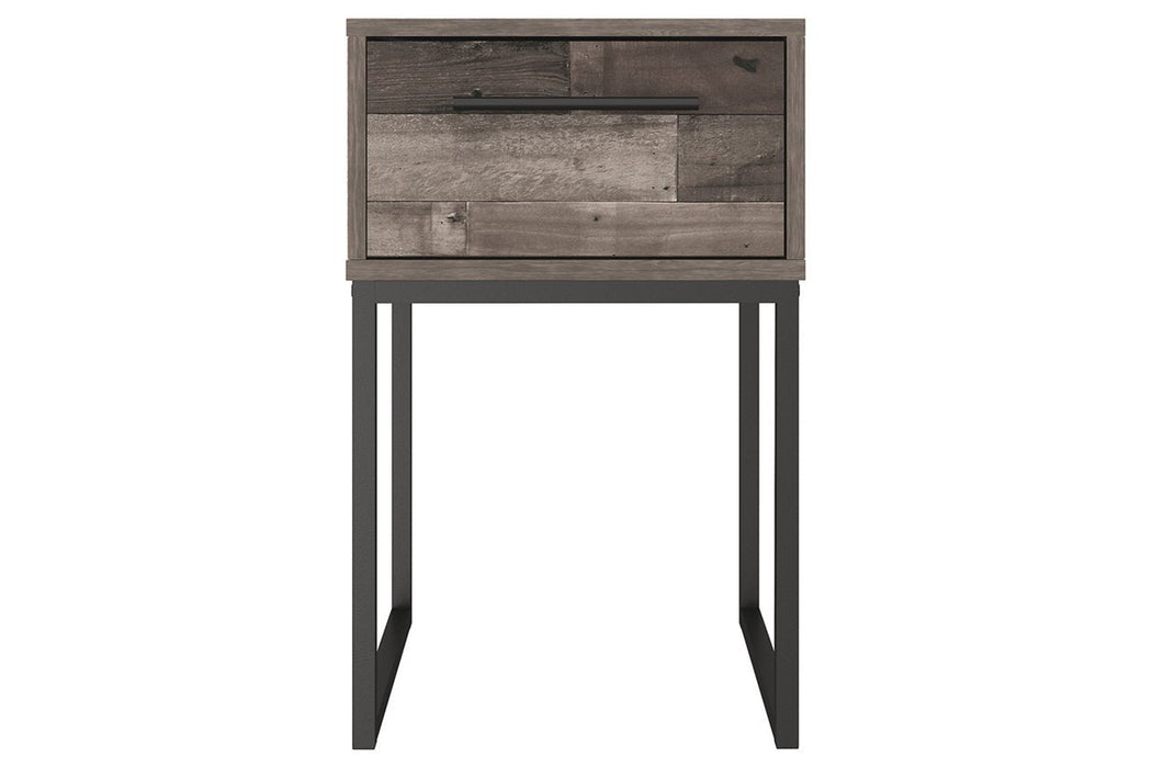 Neilsville Multi Gray Nightstand - Lara Furniture