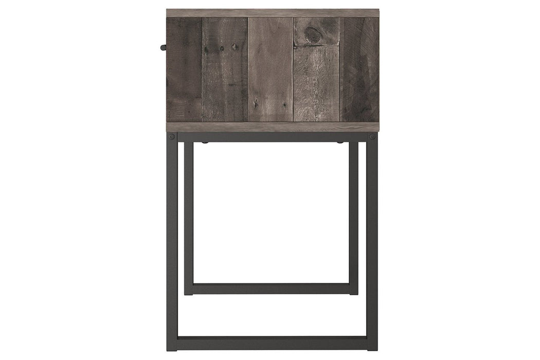 Neilsville Multi Gray Nightstand - Lara Furniture